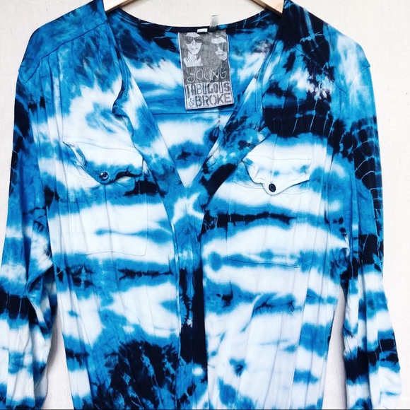 Young Fabulous & Broke Tie-die Romper - Picture 3 of 6